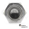 5 Stück Hutmuttern M12 niedr. Form (SW19) DIN 917 Edelstahl A2