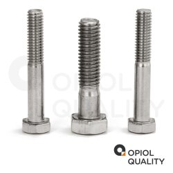 5 Stück Sechskantschrauben M12x55 mit Schaft DIN 931 Edelstahl A2